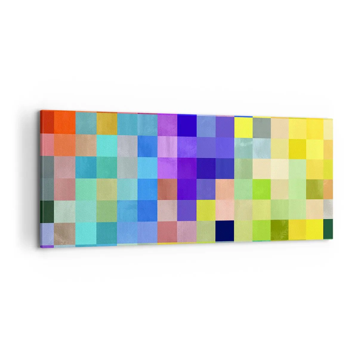 Canvastavla - Bild på duk - Alla olika, alla jämna - 120x50 cm