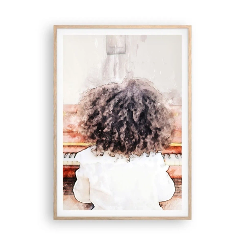 Affisch i ram av ljusek - I en ny värld - 70x100 cm