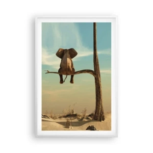 Affisch i vit ram - Ny synvinkel - 61x91 cm