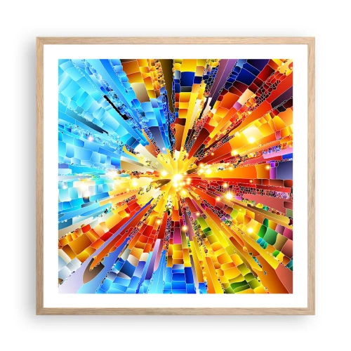 Affisch i ram av ljusek - In medias res - 60x60 cm