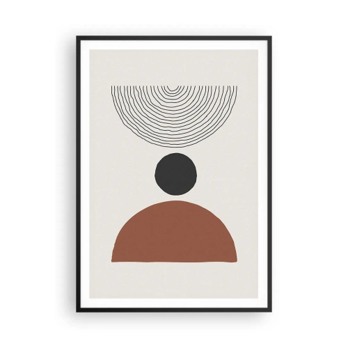 Affisch i svart ram - I fokus - 70x100 cm