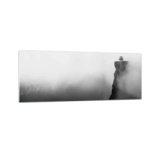 Glastavla - Bild på glas - På världens gräns - 140x50 cm