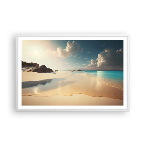 Affisch i vit ram - En drömlik dag - 91x61 cm