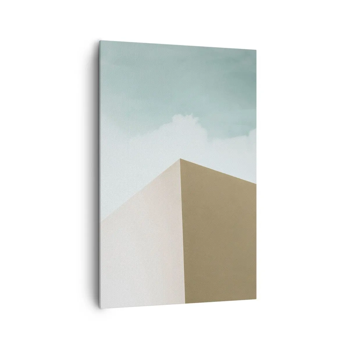 Canvastavla - Bild på duk - Geometri av en solig sommar - 80x120 cm