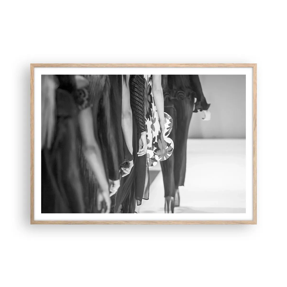Affisch i ram av ljusek - En elegant parad - 100x70 cm