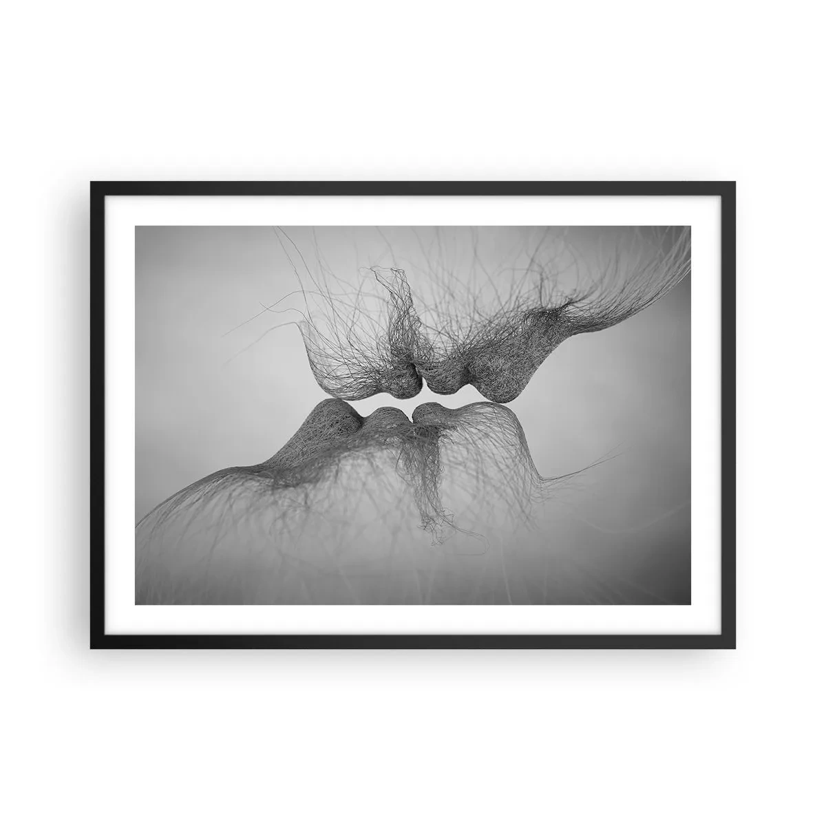 Affisch i svart ram - Vindens kyss - 70x50 cm