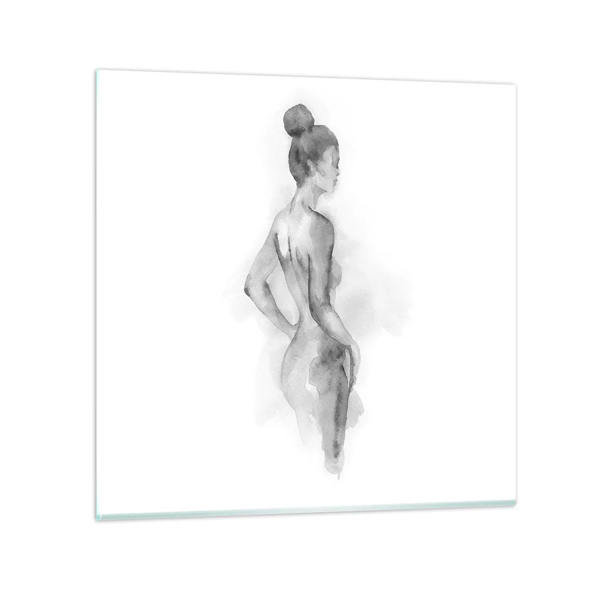 Glastavla - Bild på glas - Vacker som målandet - 40x40 cm