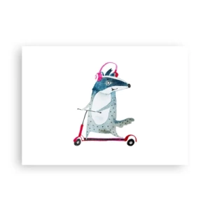 Affisch - Grävlingens glädje - 70x50 cm