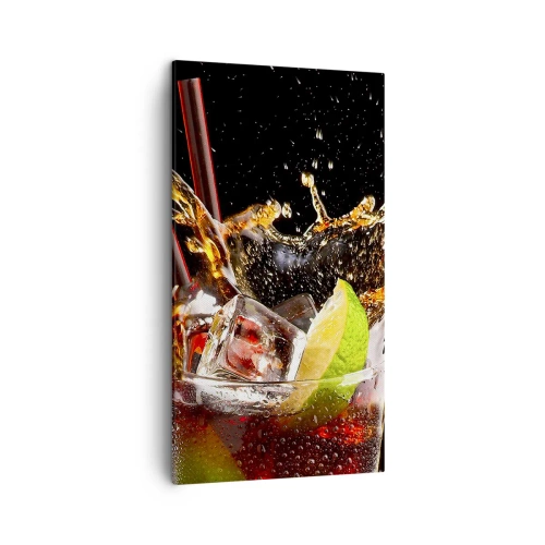 Canvastavla - Bild på duk - Färgernas glädje och energi - 45x80 cm