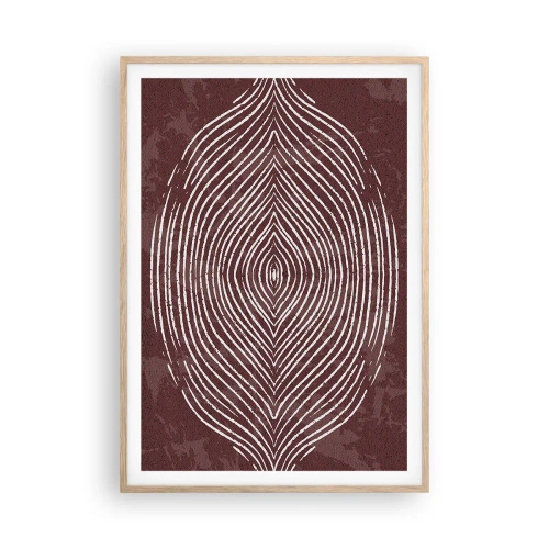 Affisch i ram av ljusek - Rymden talar - 70x100 cm