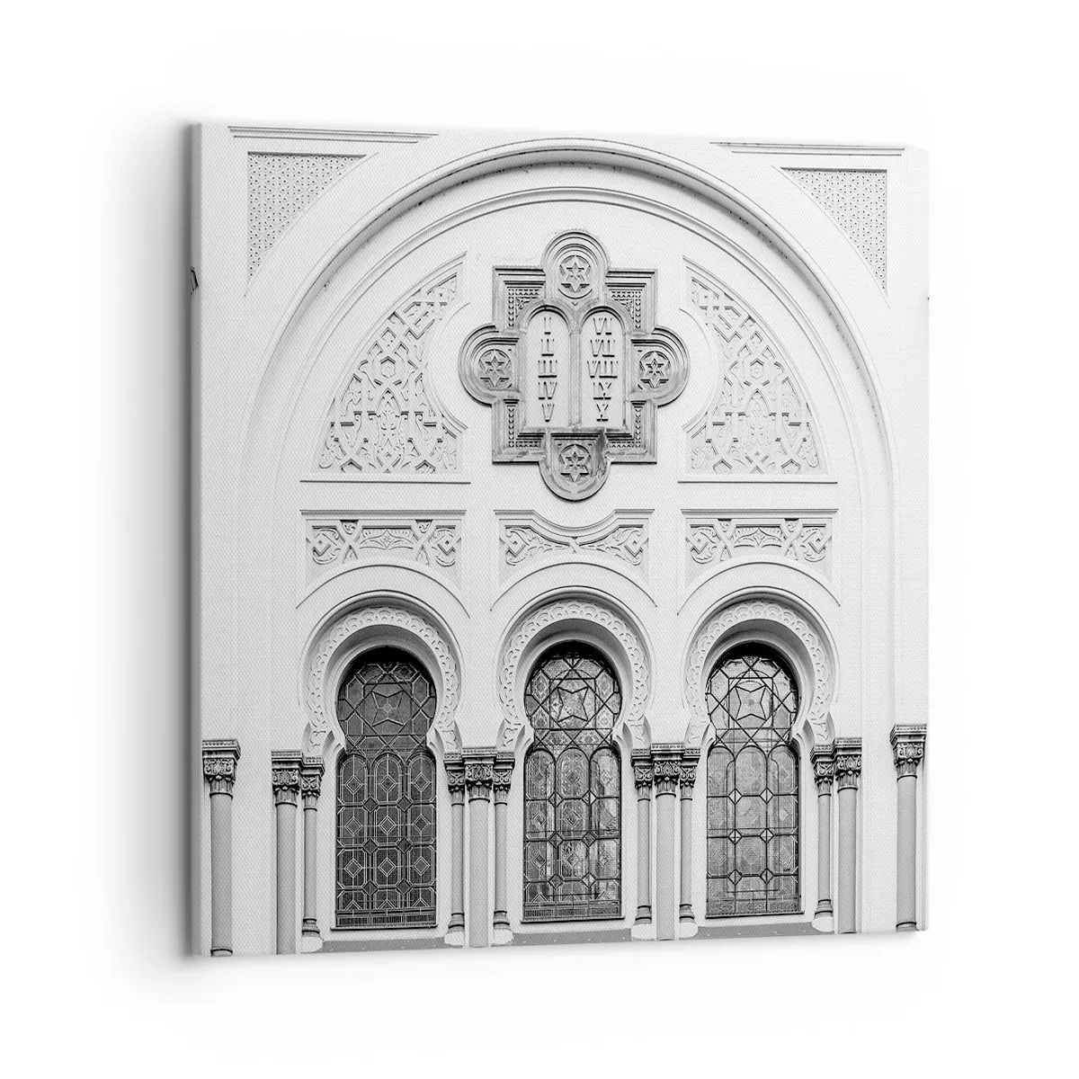 Canvastavla - Bild på duk - På gränsen mellan kulturer - 50x50 cm