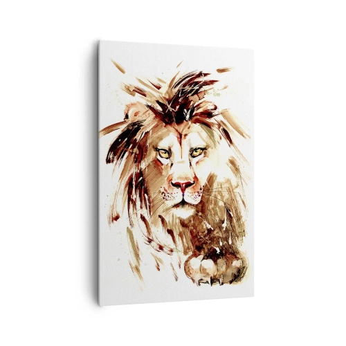 Canvastavla - Bild på duk - Styrka och värdighet - 80x120 cm