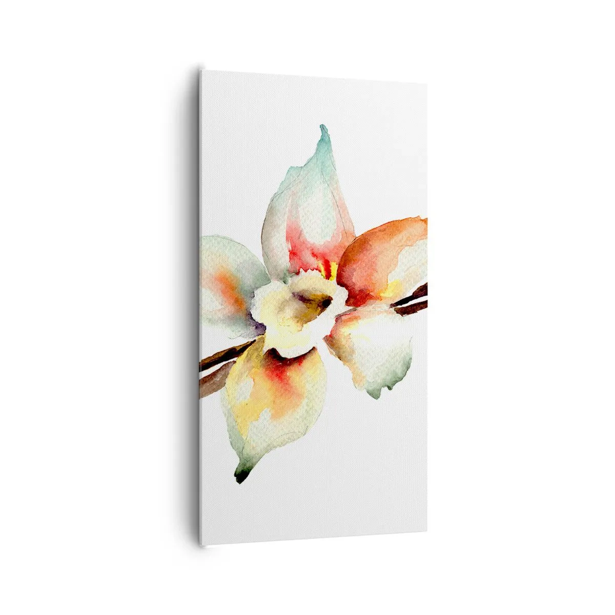 Canvastavla - Bild på duk - Söt målning - 65x120 cm