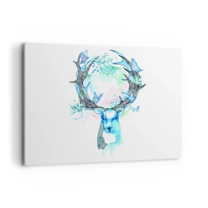 Canvastavla - Bild på duk - Naturens styrka och mildhet - 100x70 cm