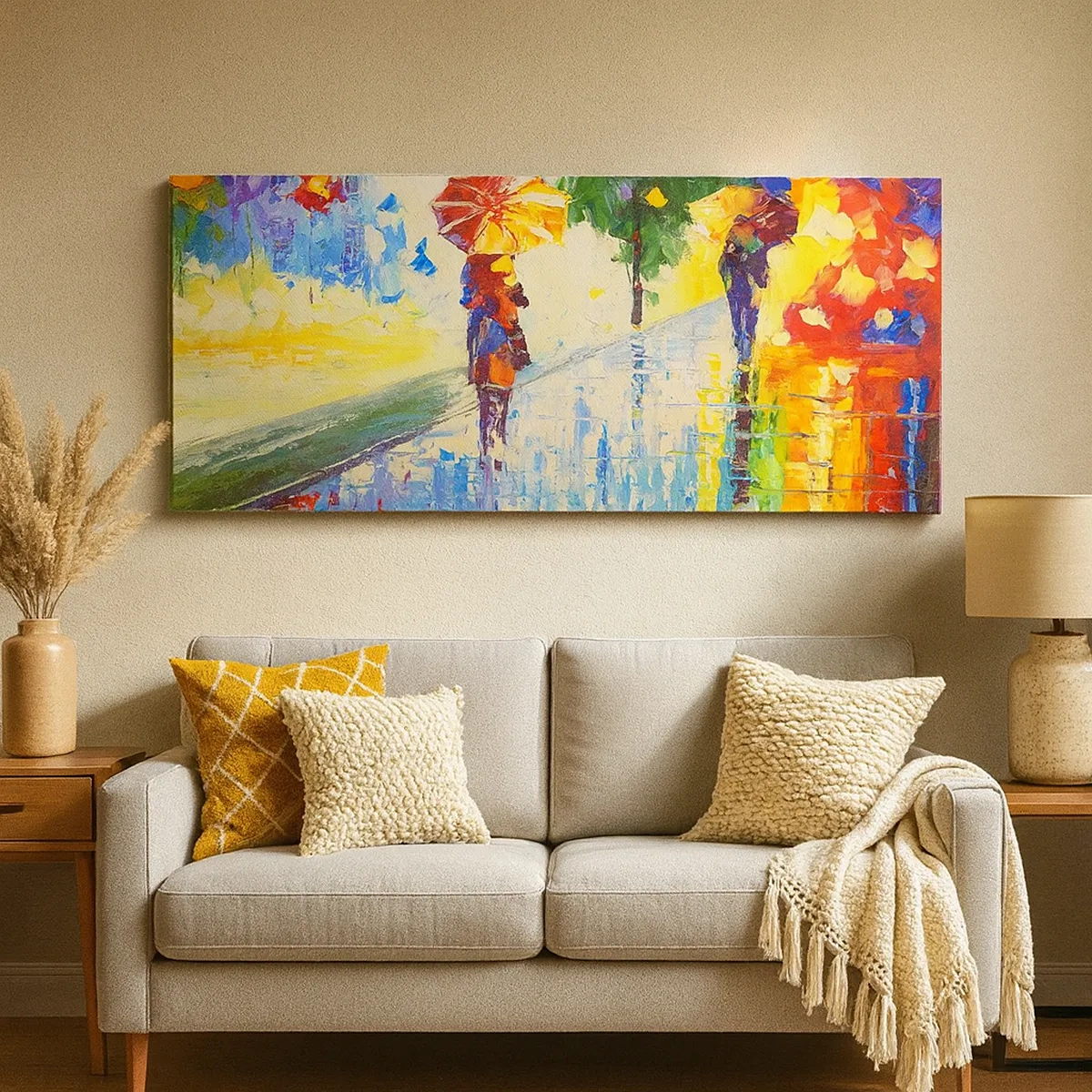 Canvastavla - Bild på duk - Allt klart - 30x30 cm