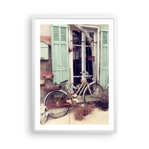 Affisch i vit ram - Länge leve provinsen - 50x70 cm