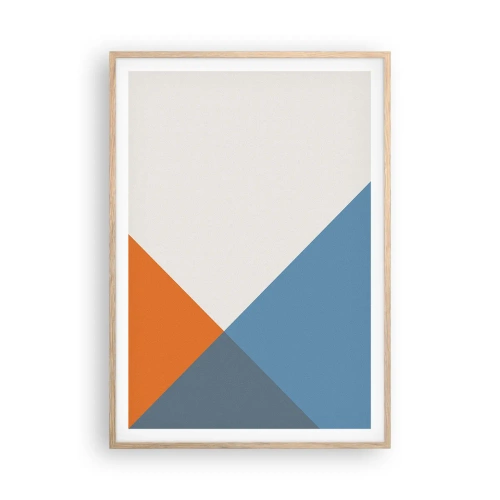 Affisch i ram av ljusek - Under vinkel… - 70x100 cm