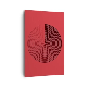 Canvastavla - Bild på duk - Cirkulär rörelse - 80x120 cm
