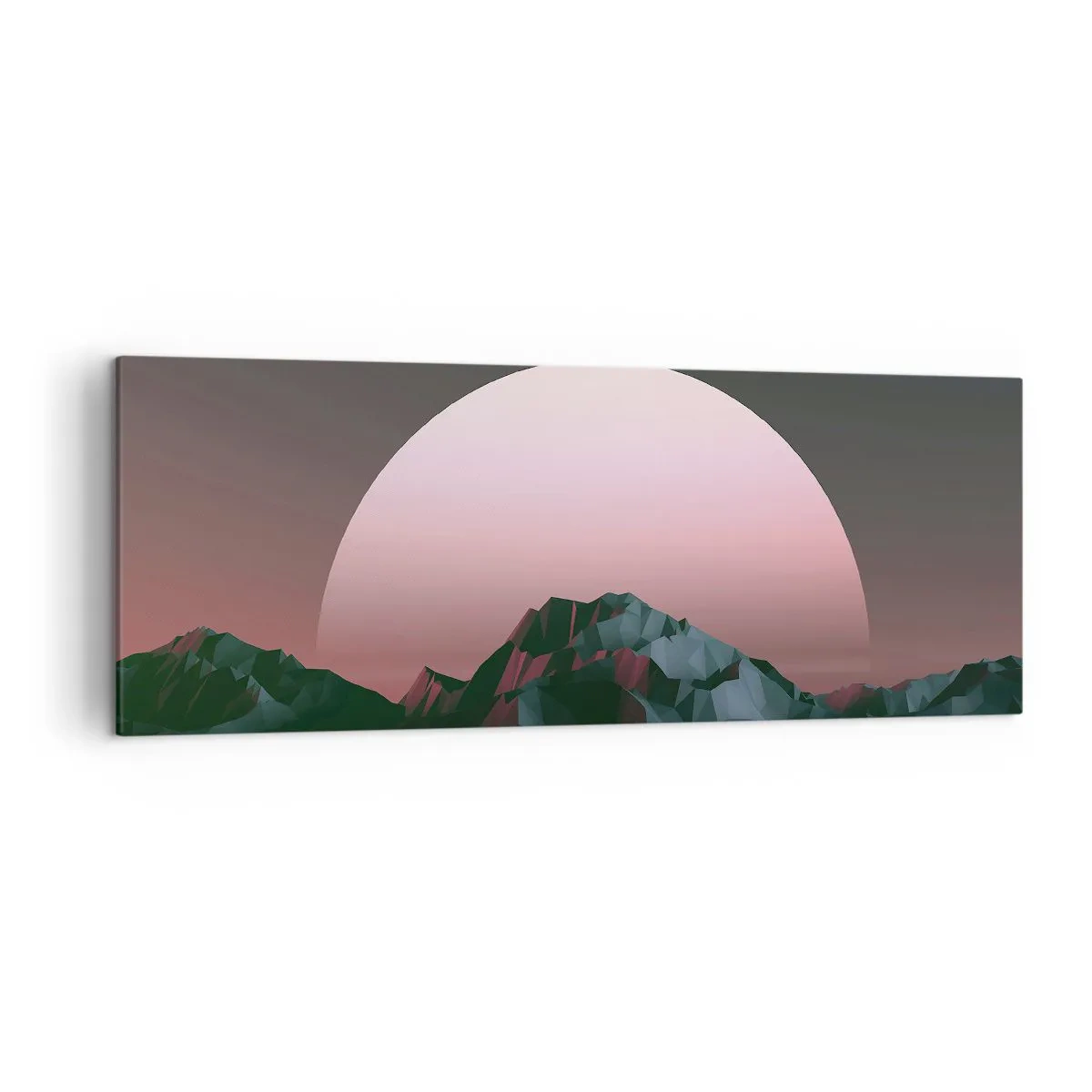 Canvastavla - Bild på duk - I den granliggande galaxen - 140x50 cm