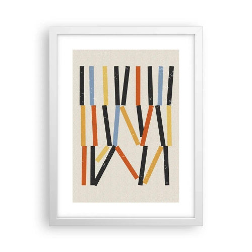 Affisch i vit ram - Horisontell komposition - 30x40 cm