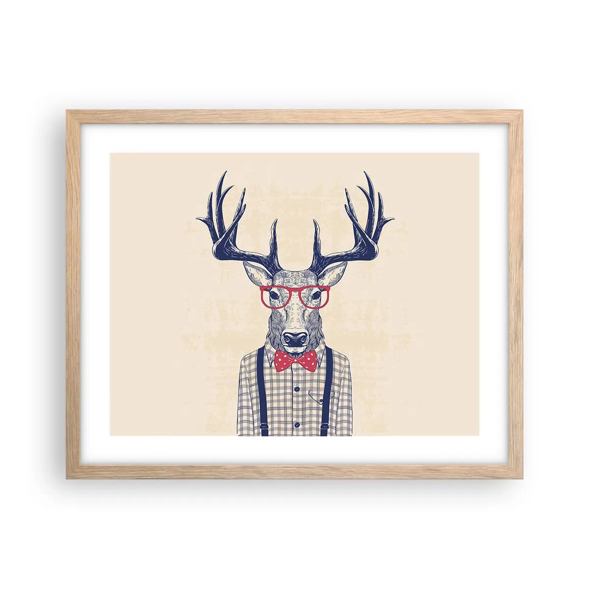 Affisch i ram av ljusek - Rolig extravagans - 50x40 cm