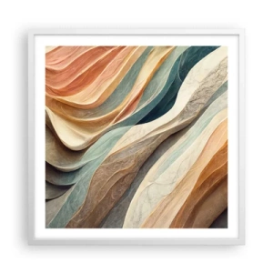 Affisch i vit ram - Ögonblick före förändring - 60x60 cm