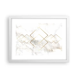 Affisch i vit ram - Utsikt över oändlighet - 40x30 cm