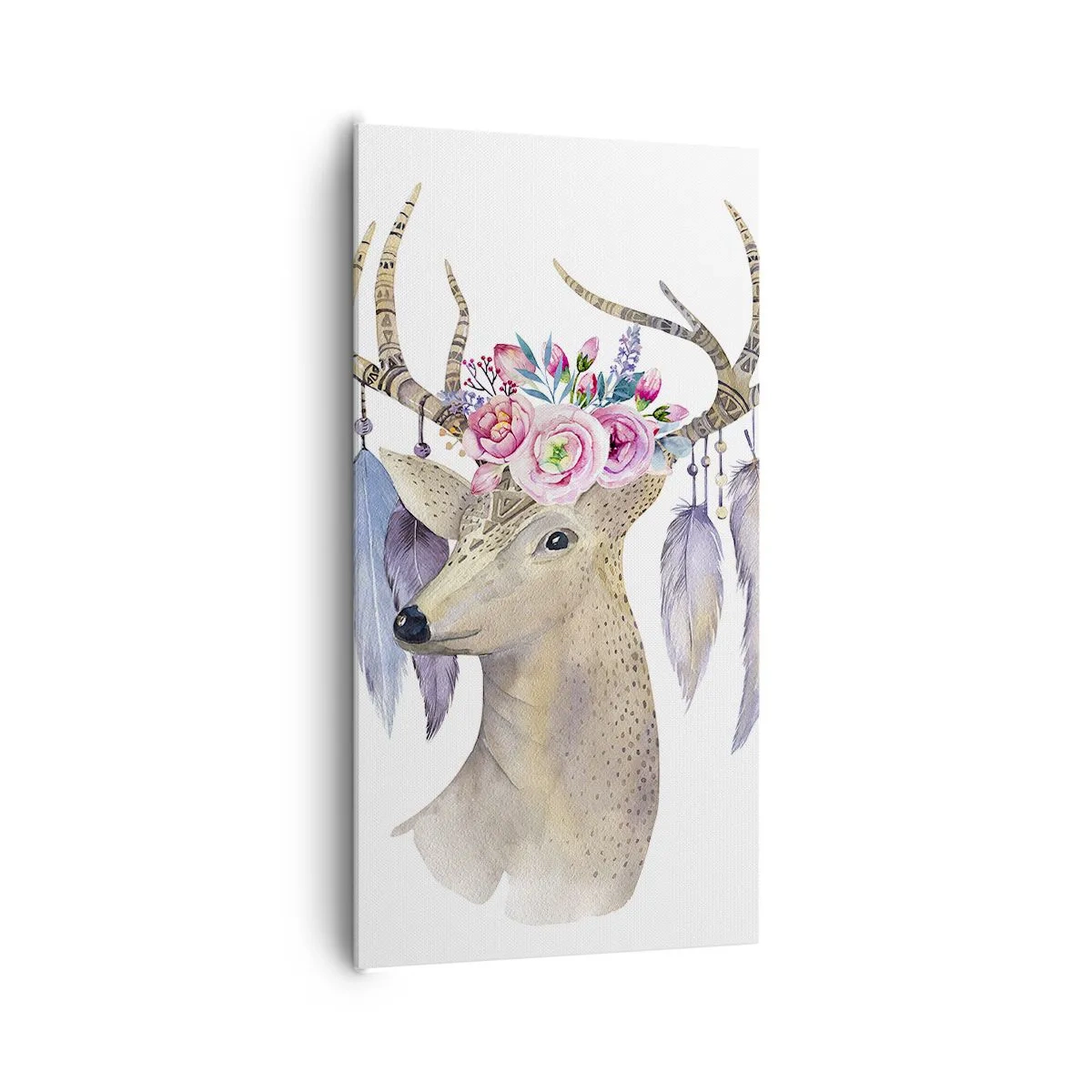 Canvastavla - Bild på duk - Själguide - delikat, oskyldig - 65x120 cm