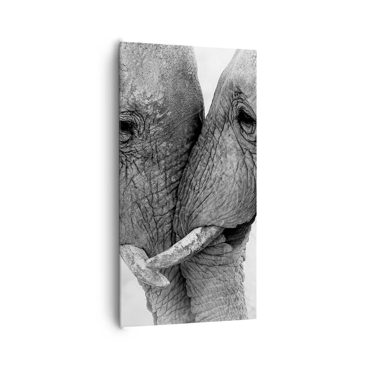 Canvastavla - Bild på duk - Hjärtlig bekännelse - 65x120 cm