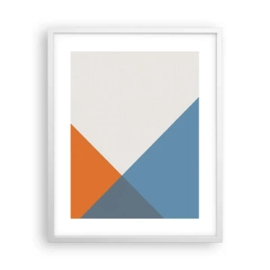 Affisch i vit ram - Under vinkel… - 40x50 cm