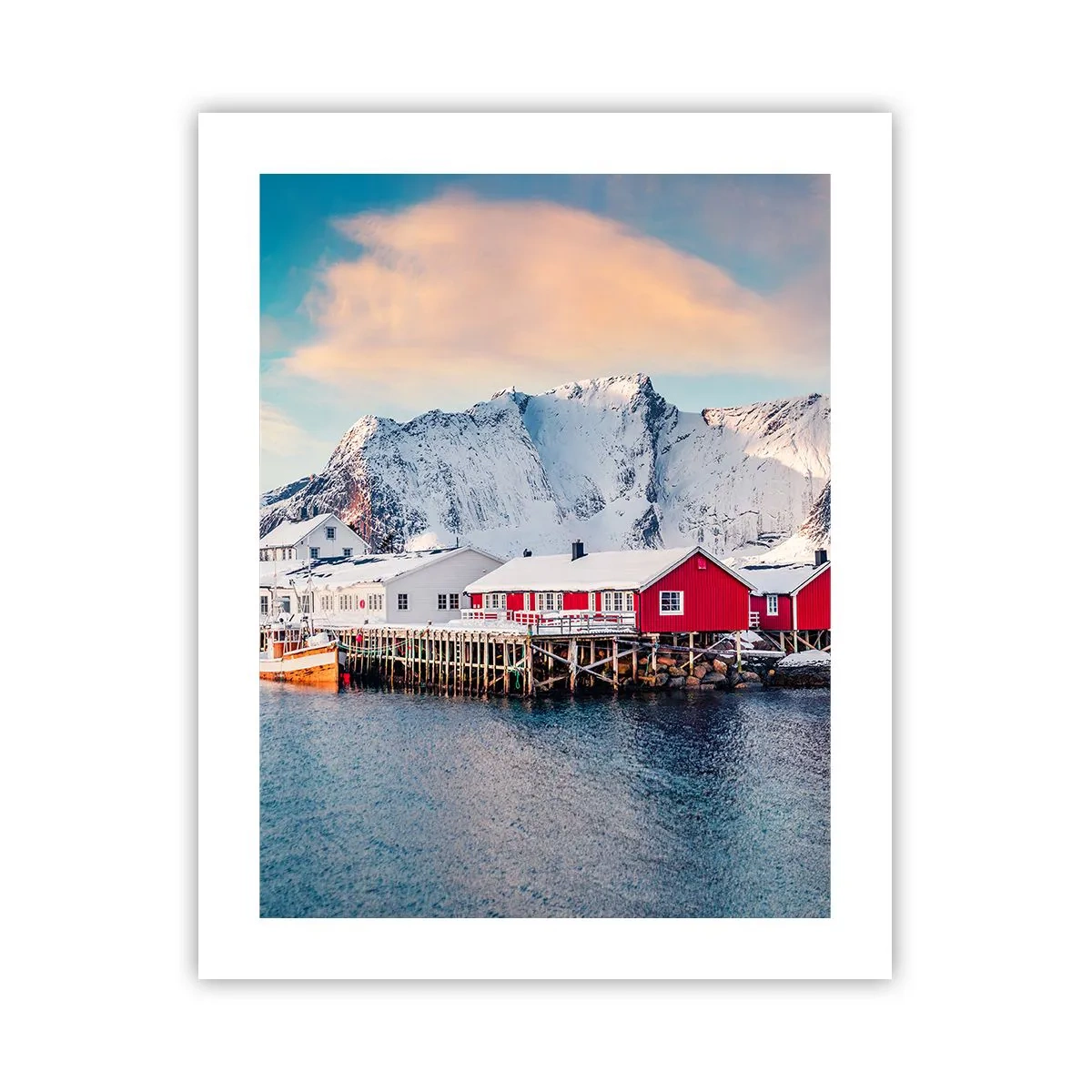 Affisch - Nordligt gömställe - 40x50 cm