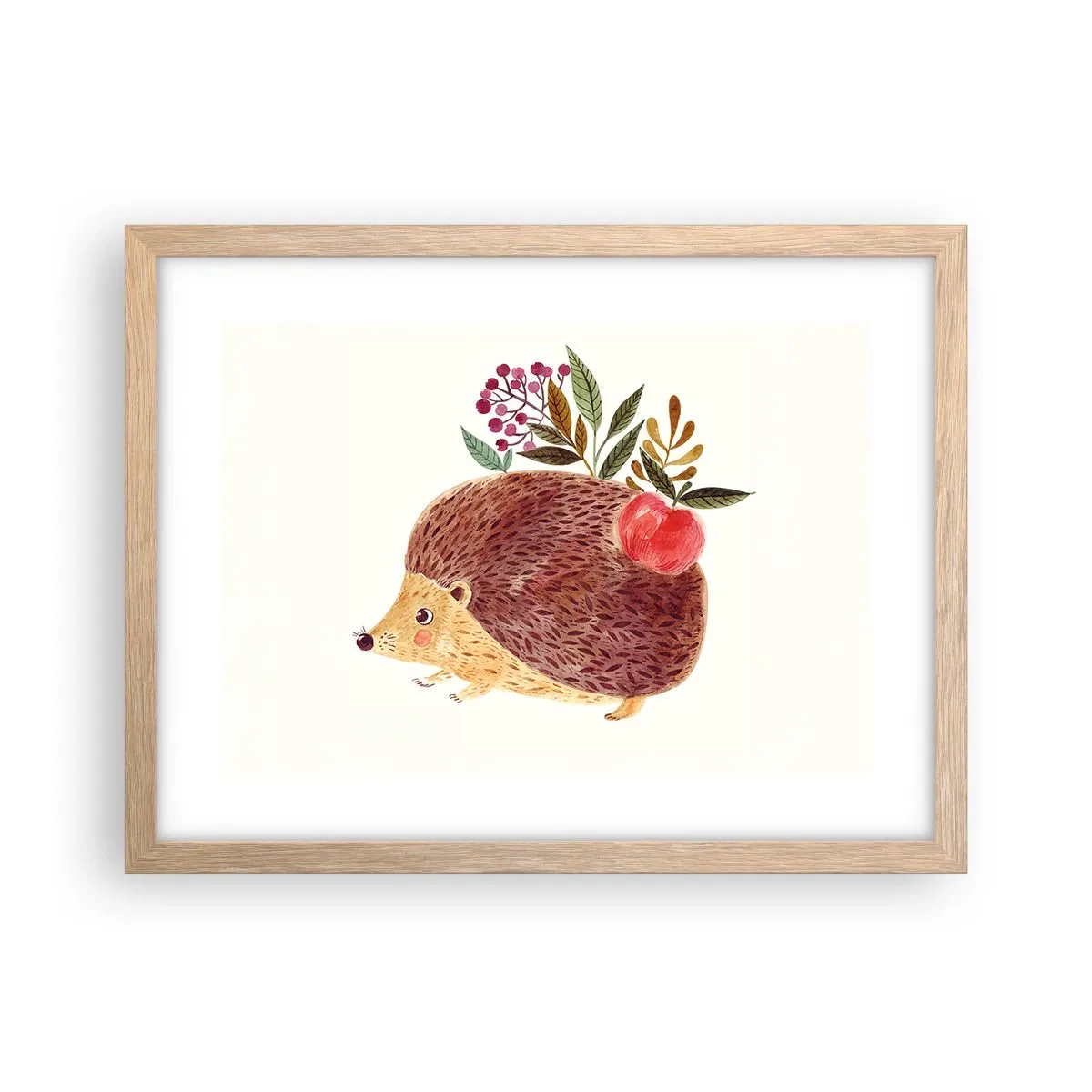 Affisch i ram av ljusek - Och du gillar mig redan - 40x30 cm