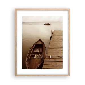 Affisch i ram av ljusek - Stora lugnet - 40x50 cm