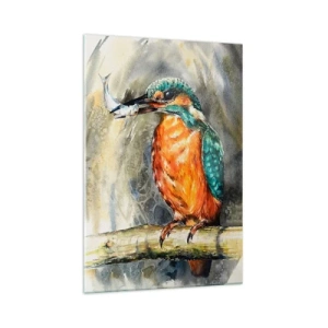 Glastavla - Bild på glas - Naturens lagar - 70x100 cm