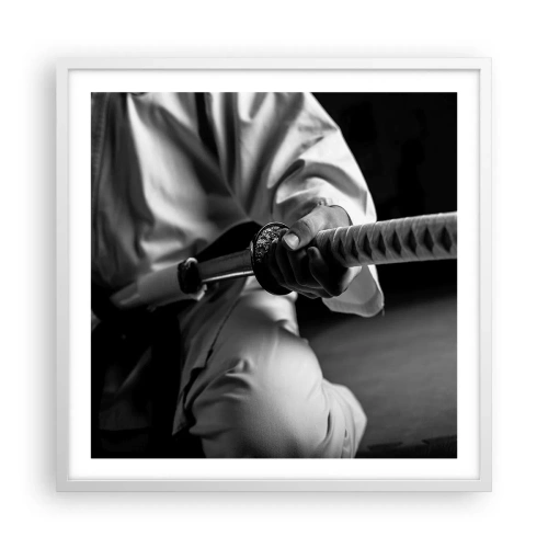 Affisch i vit ram - Kämpens själ - 60x60 cm