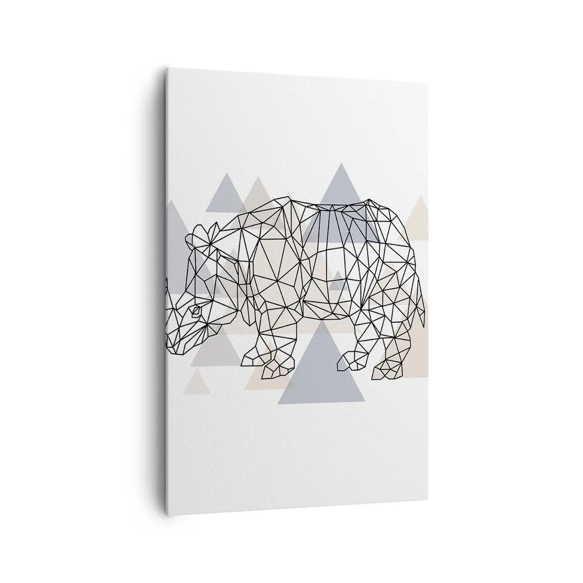 Canvastavla - Bild på duk - Kraftens struktur - 80x120 cm