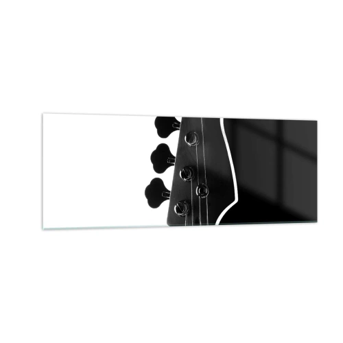 Glastavla - Bild på glas - Rocktystnad - 140x50 cm