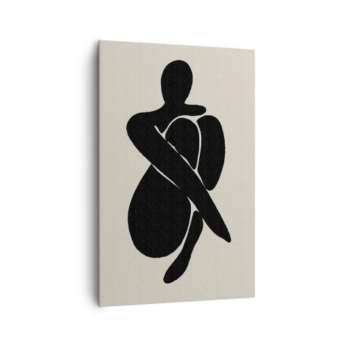 Canvastavla - Bild på duk - I min egen famn - 80x120 cm