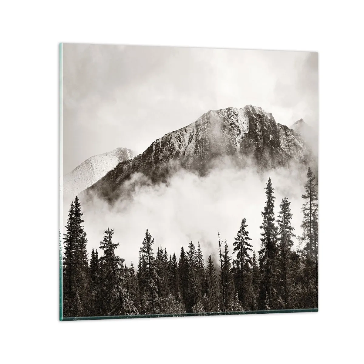 Glastavla - Bild på glas - Granithärskare - 60x60 cm