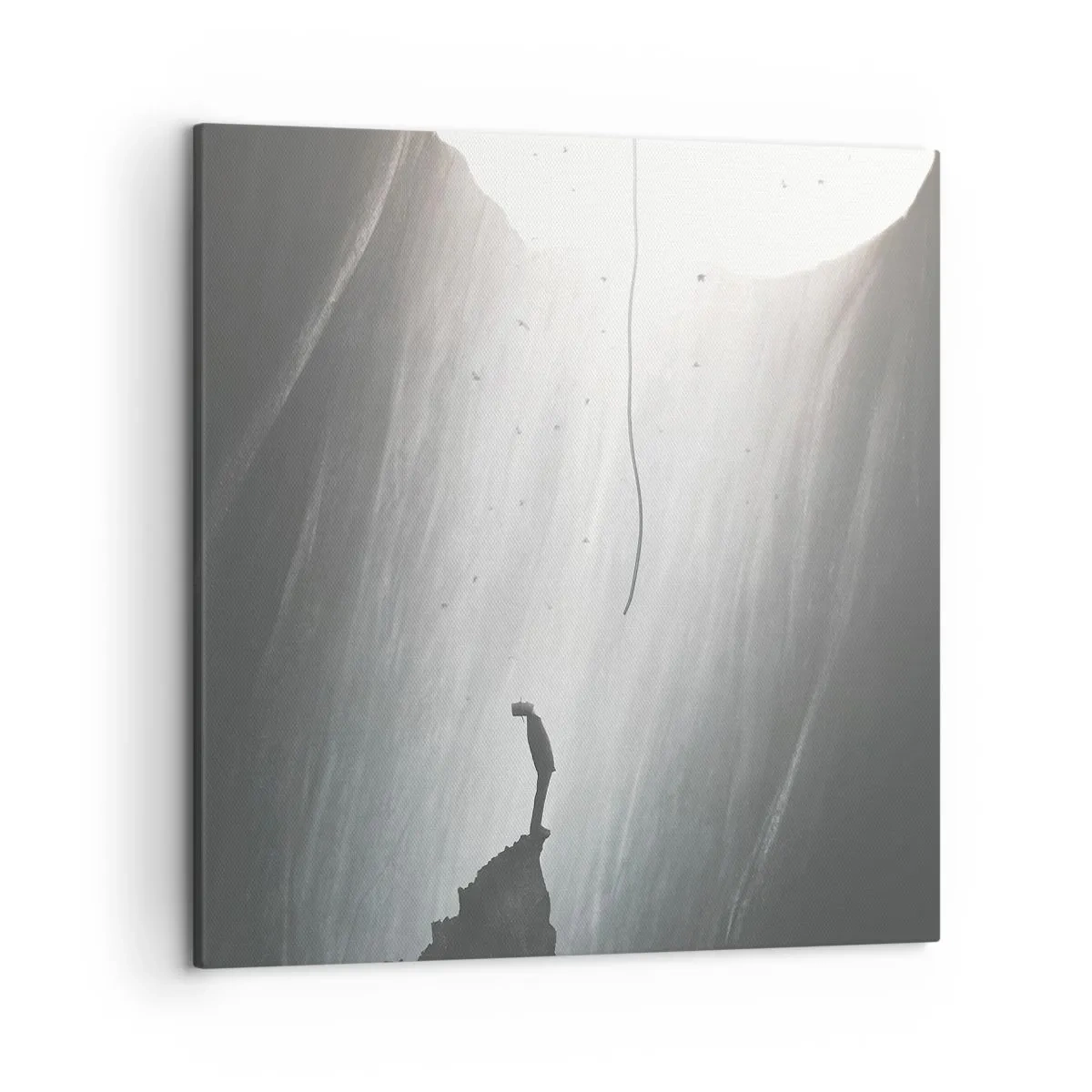 Canvastavla - Bild på duk - Det finns alltid en väg ut - 50x50 cm