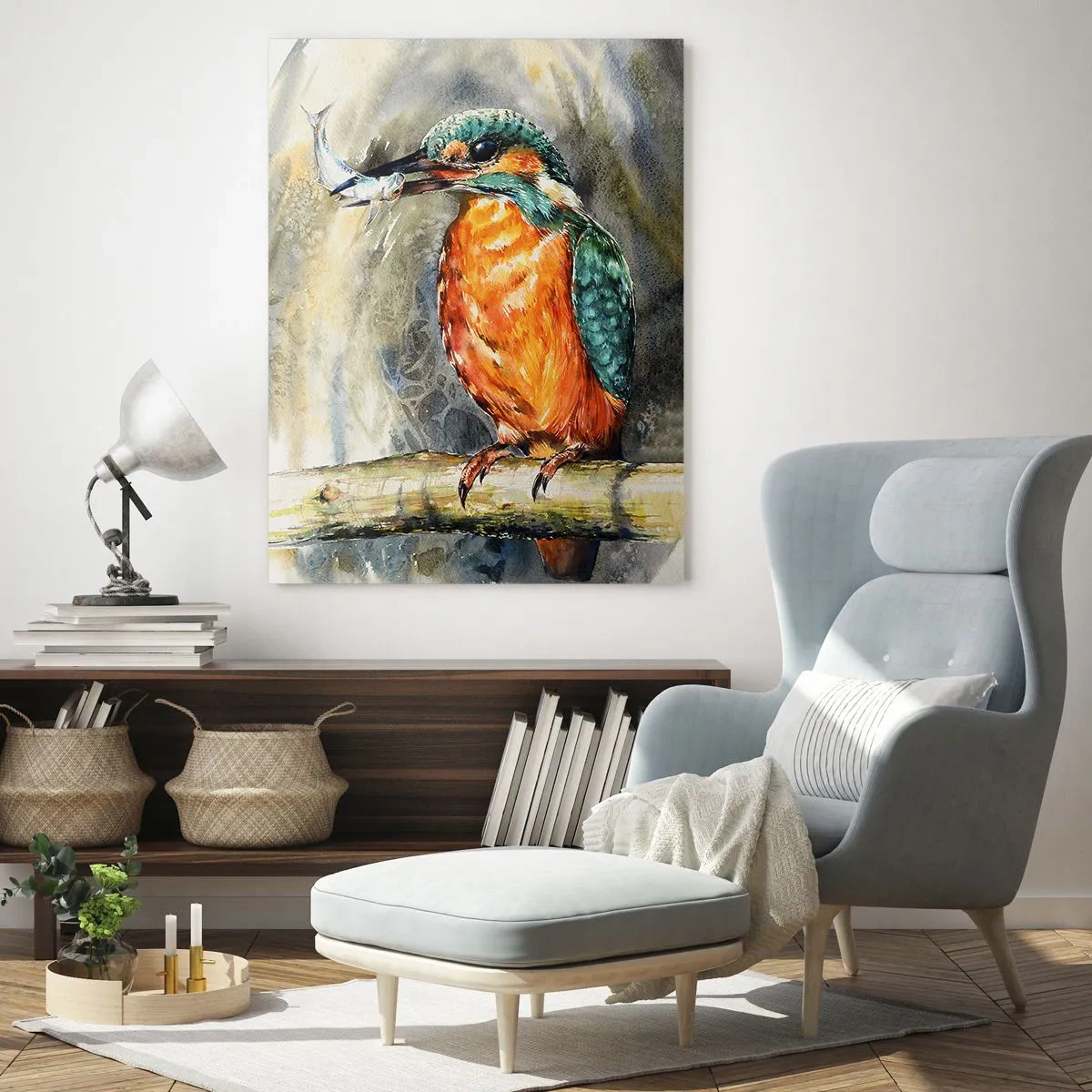 Glastavla - Bild på glas - Naturens lagar - 50x70 cm