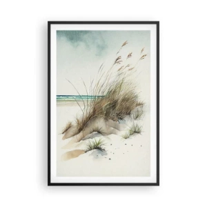 Affisch i svart ram - Inlindad i sand - 61x91 cm