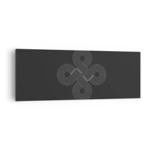 Canvastavla - Bild på duk - I keltisk anda - 140x50 cm