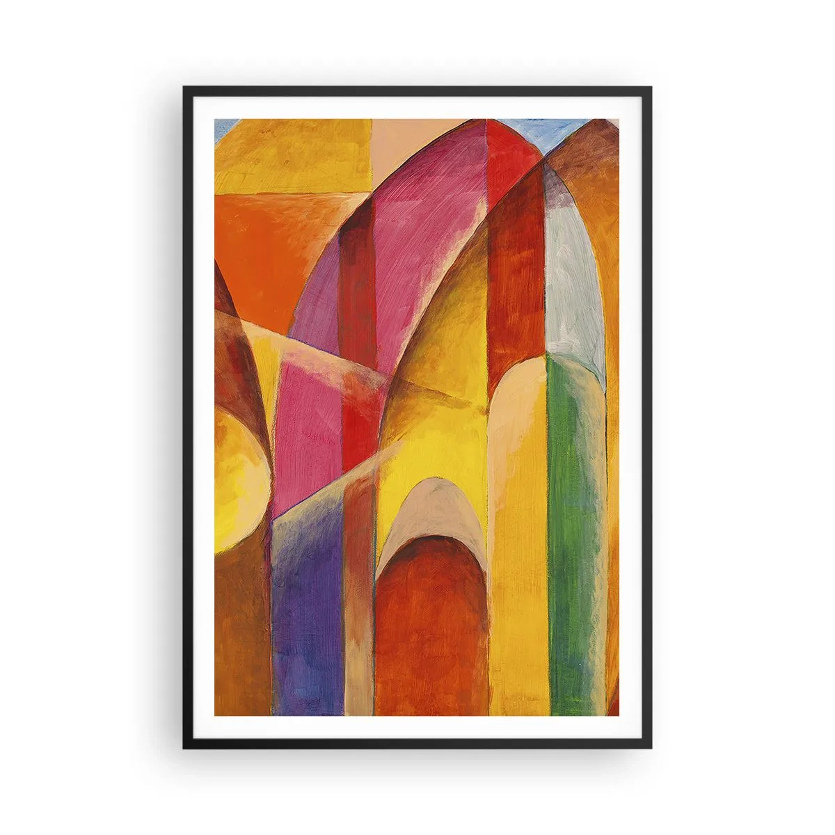 Affisch i svart ram - Solens domkyrka - 70x100 cm