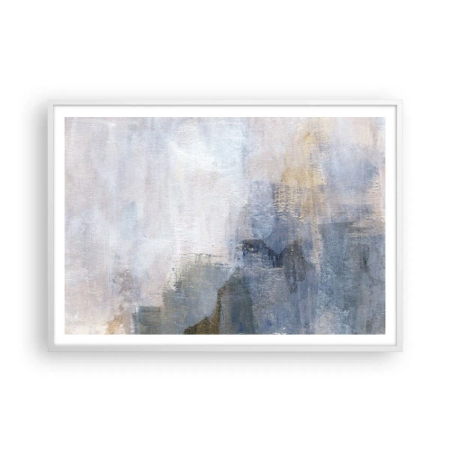 Affisch i vit ram - Färgernas toner och ackord - 100x70 cm