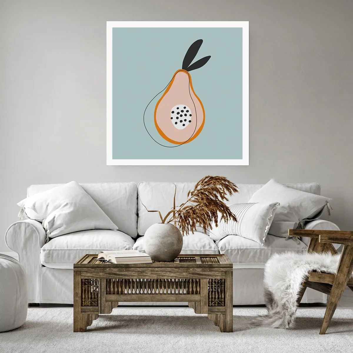 Affisch - Att tränga in i sakens natur - 60x60 cm