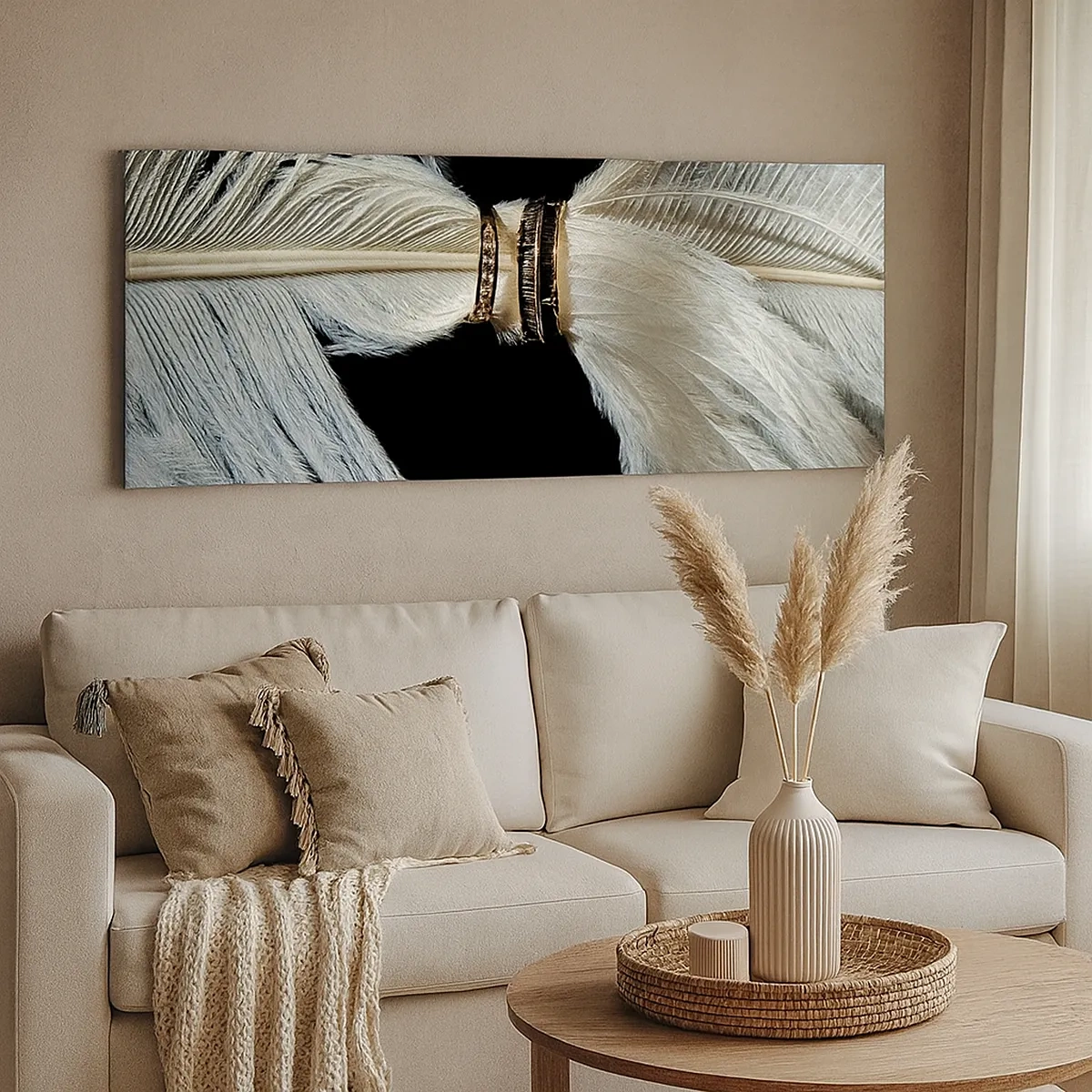 Canvastavla - Bild på duk - ...och jag lämnar inte dig… - 30x30 cm