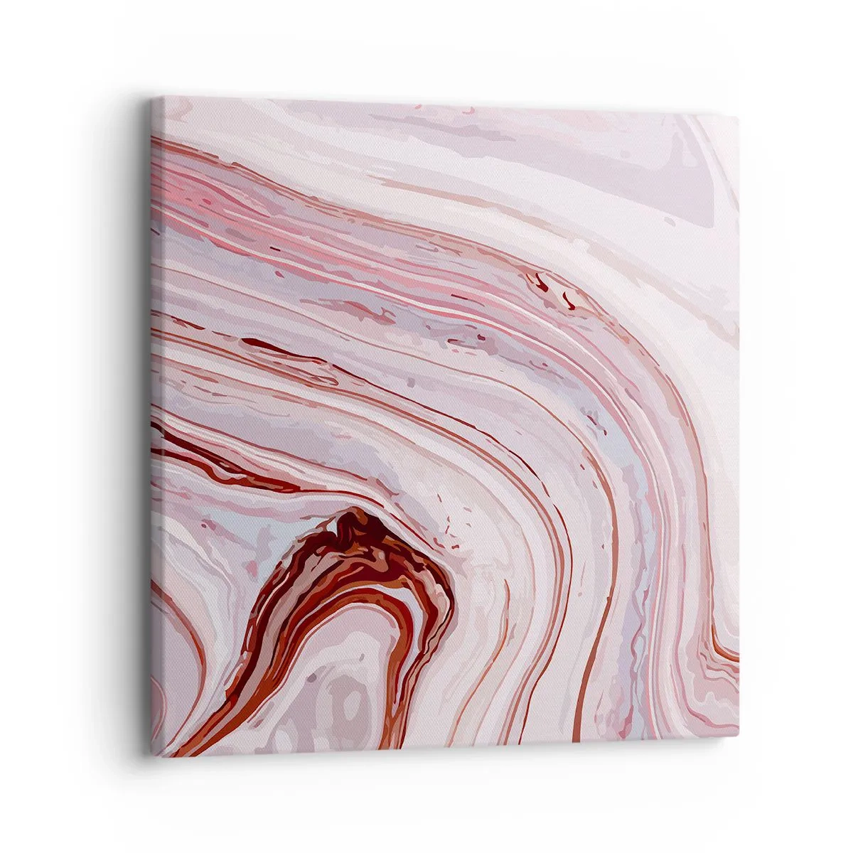 Canvastavla - Bild på duk - Rakt fram, sedan neråt åt höger - 30x30 cm