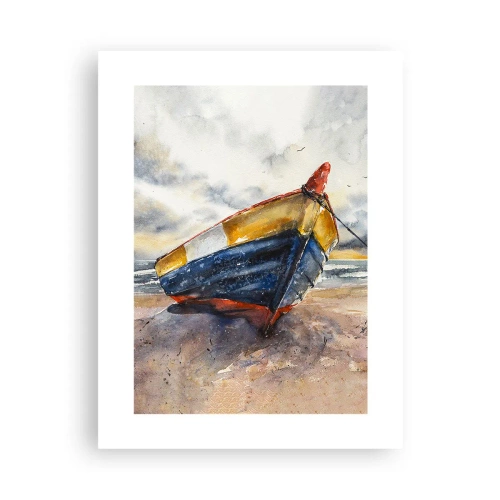 Affisch - Vila på stranden - 30x40 cm