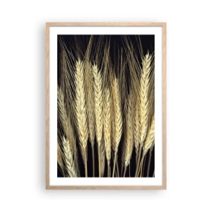 Affisch i ram av ljusek - Rustik magi - 50x70 cm